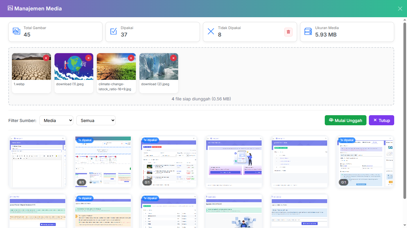CMS Datagoe Versi 6 Hadir dengan Fitur Media Library untuk Pengelolaan File Lebih Efisien